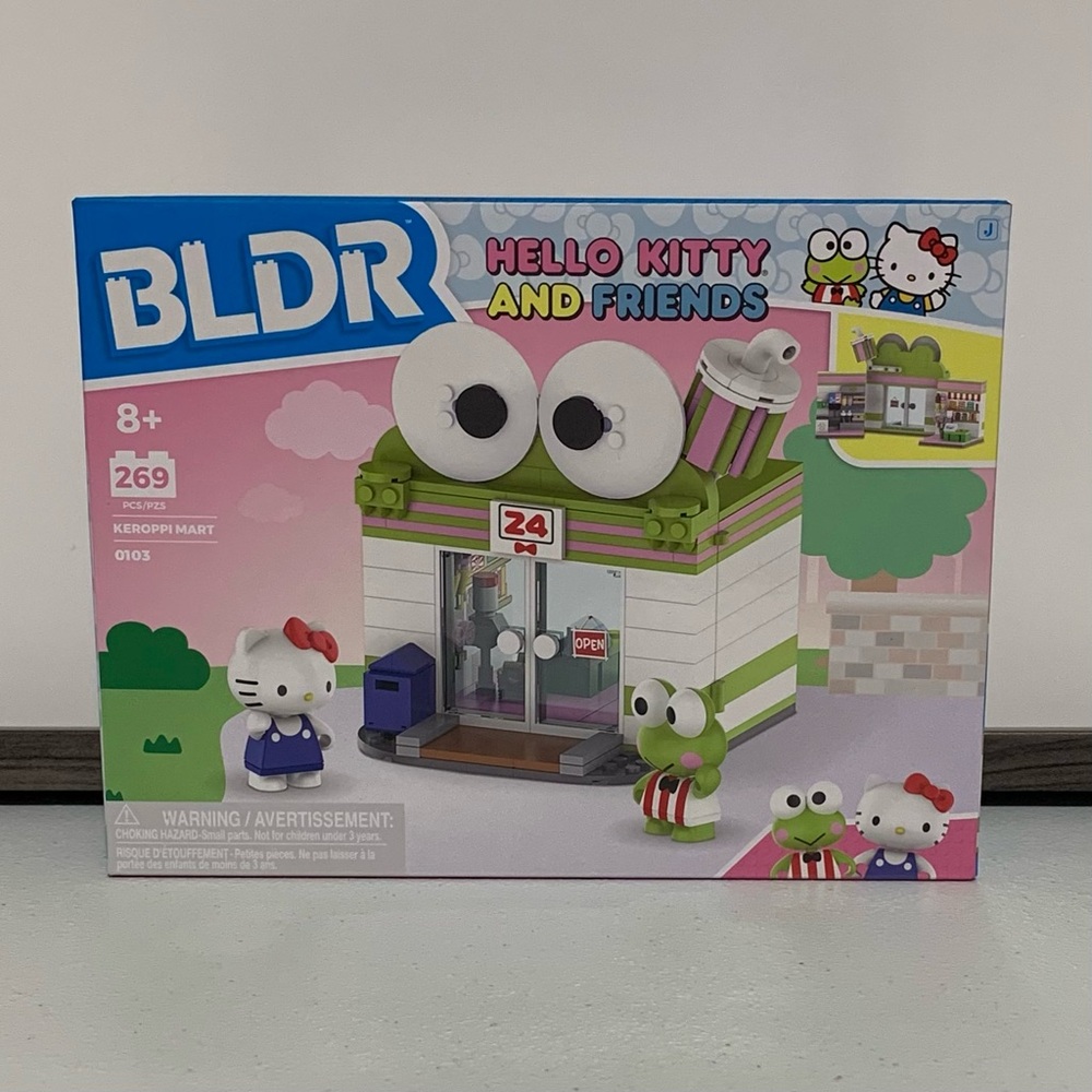 BLDR x Sanrio Hello Kitty & Friends Keroppi Mart Building Set-New